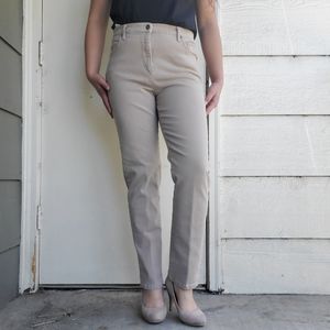Gloria Vanderbilt | Amanda Khaki Denim Size 10